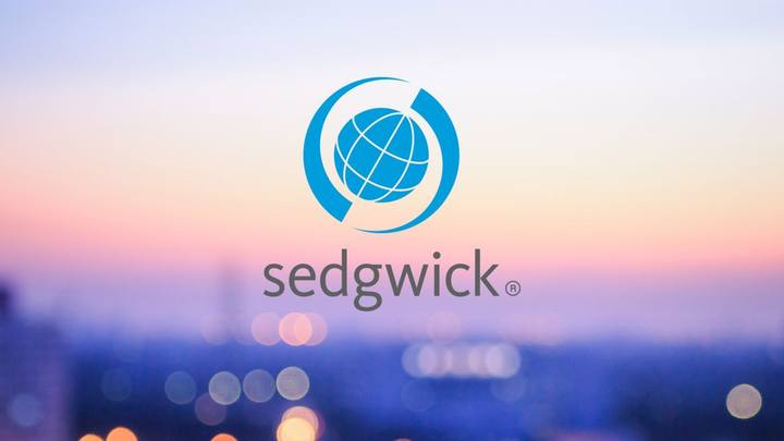 Sedgwick email signature — Graphic Design work by a KYN trainer