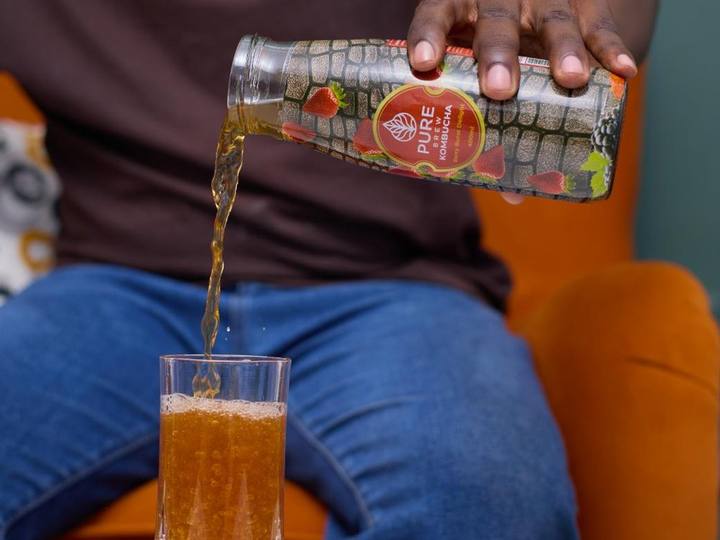 Pure Kombucha lifestyle shoot — Photography work by a KYN trainer