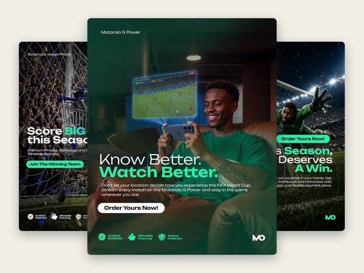 MoPhones World Cup campaign — Social Media Management work by a KYN trainer